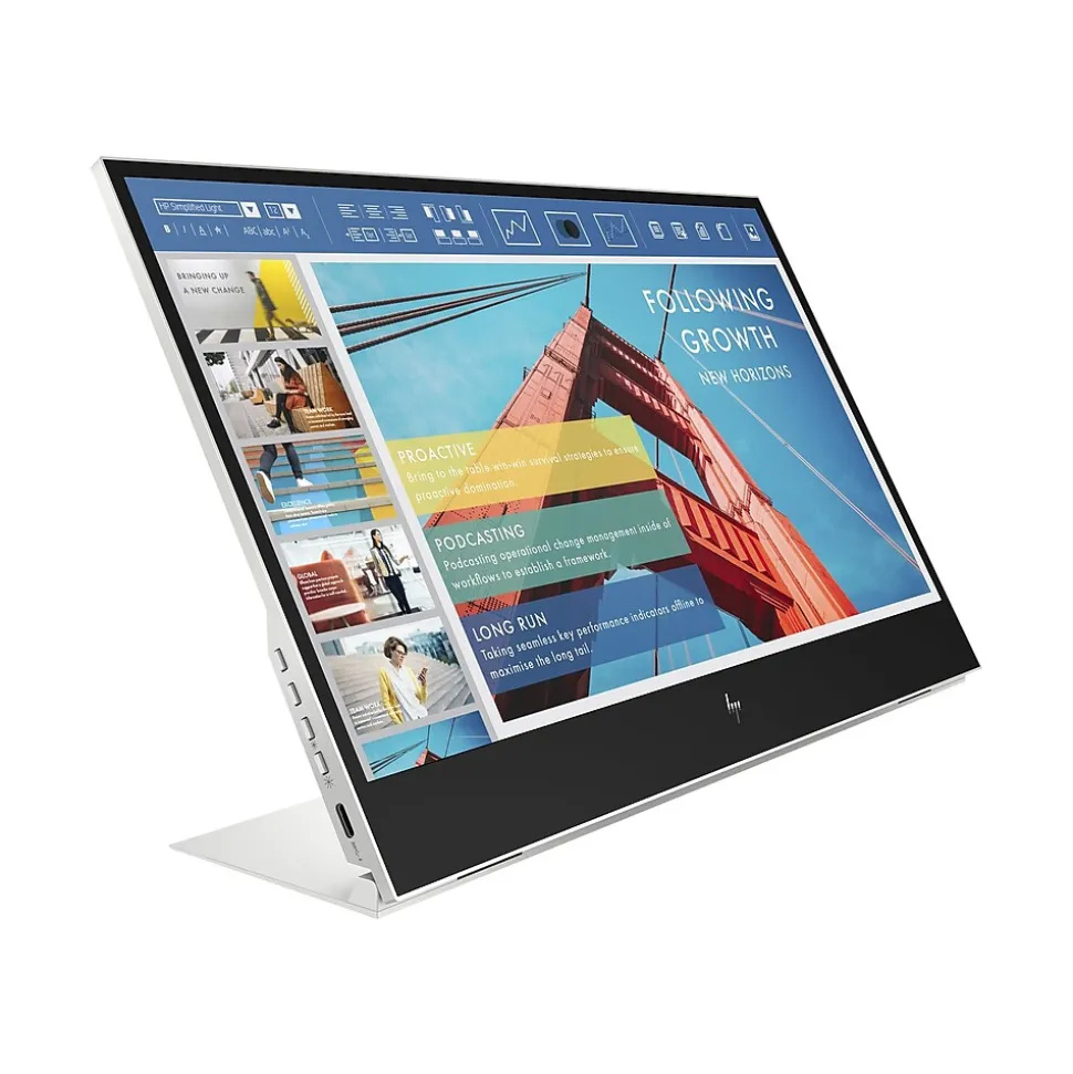 E14 G4 1B065AA#AC3 14" Portable LED Monitor, Silver | HP Online
