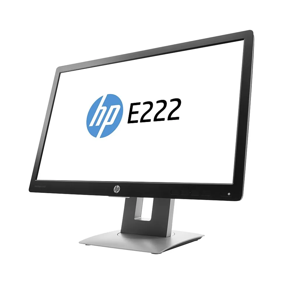 EliteDisplay Refurbished 21.5" LED Monitor, Black/Silver (R-E222) | HP Store