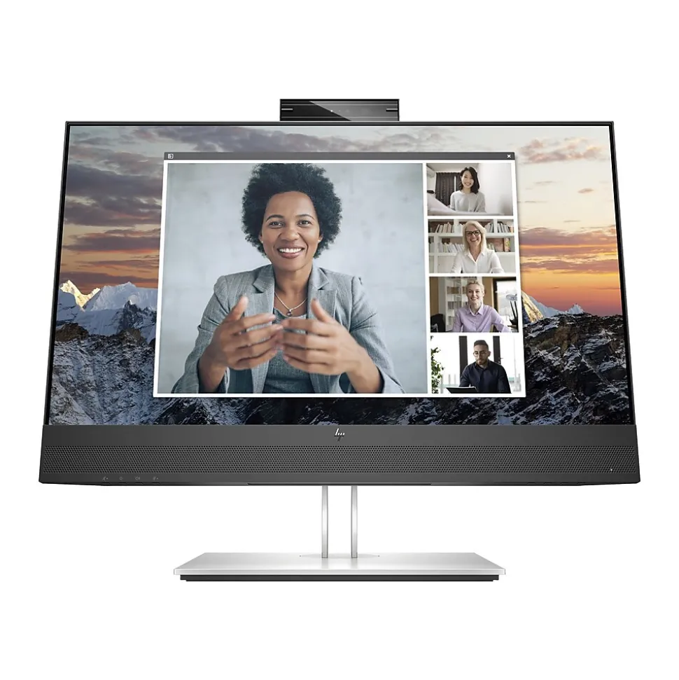 E24m G4 Conferencing Monitor 23.8" LED, Silver (Stand)/Black Head (40Z32AA#ABA) | HP Flash Sale