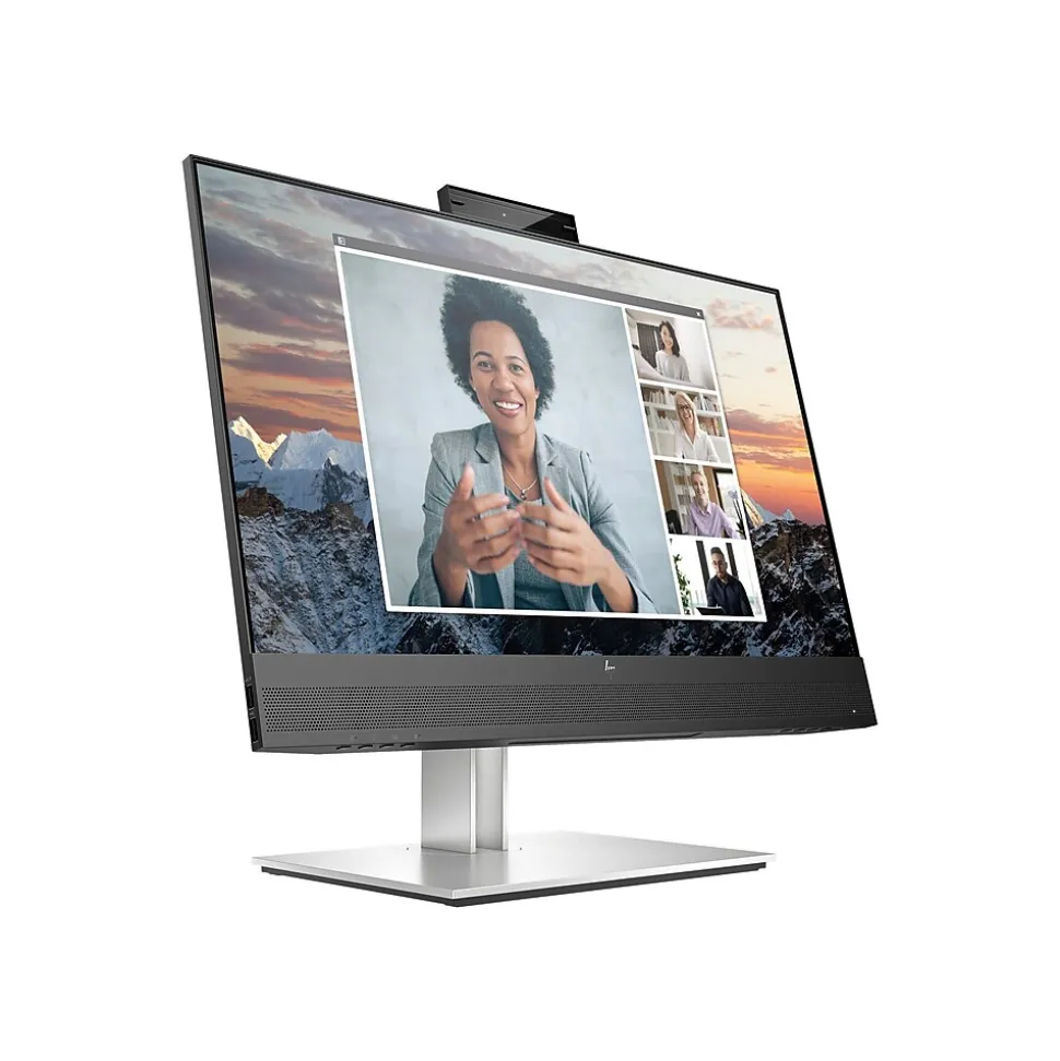 E24m G4 Conferencing Monitor 23.8" LED, Silver (Stand)/Black Head (40Z32AA#ABA) | HP Flash Sale