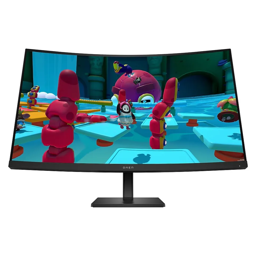 OMEN 32c 31.5" Curved LCD Monitor, Jet Black (780K6AA#ABA) | HP Flash Sale