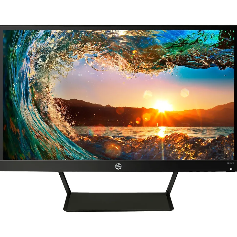 Pavilion 22cwa 21.5" LED Monitor, Natural Silver/Black (T4Q59AA#ABA) | HP Outlet