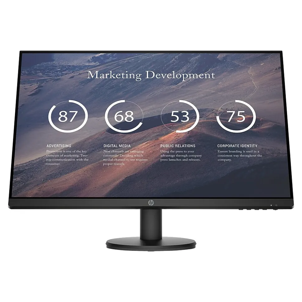 P27v G4 27" LED Monitor, Black (9TT20A6#ABA) | HP Discount