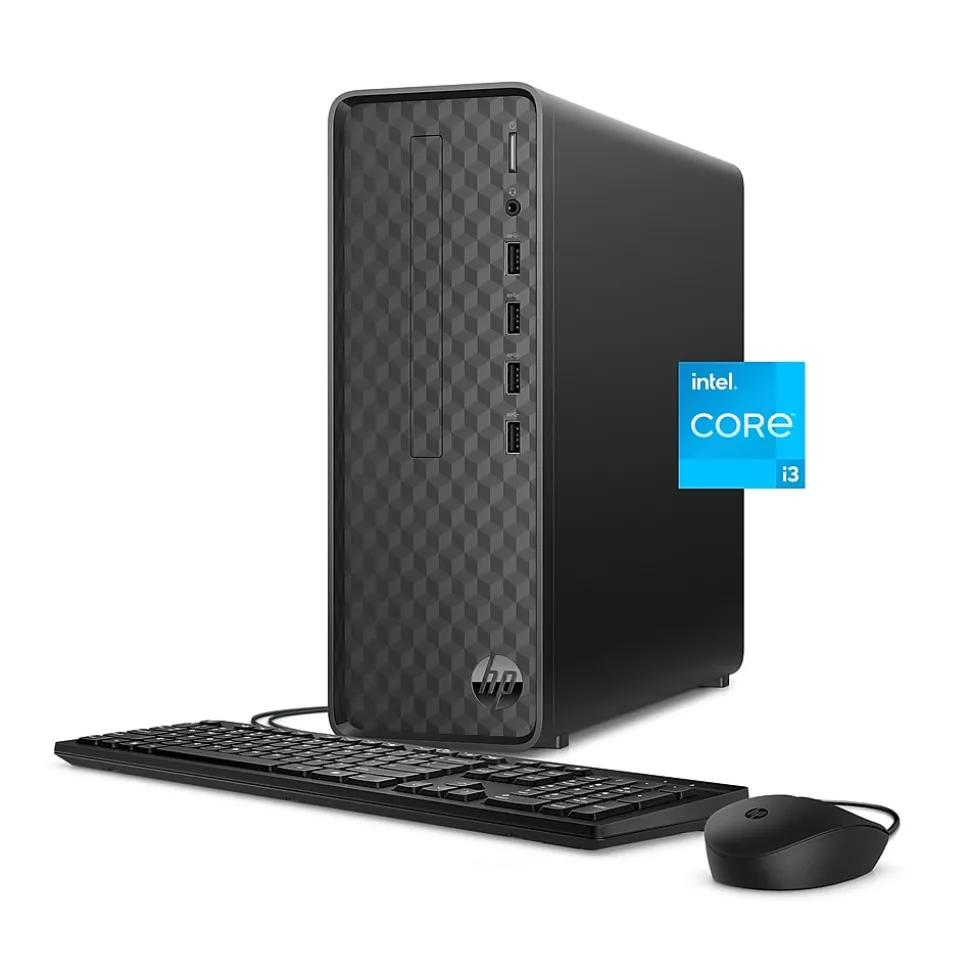 Slim Desktop Computer, Intel Core i3-1210, 8GB RAM, 256GB SSD, Mouse & Keyboard Included, Windows 11 Home | HP Best Sale