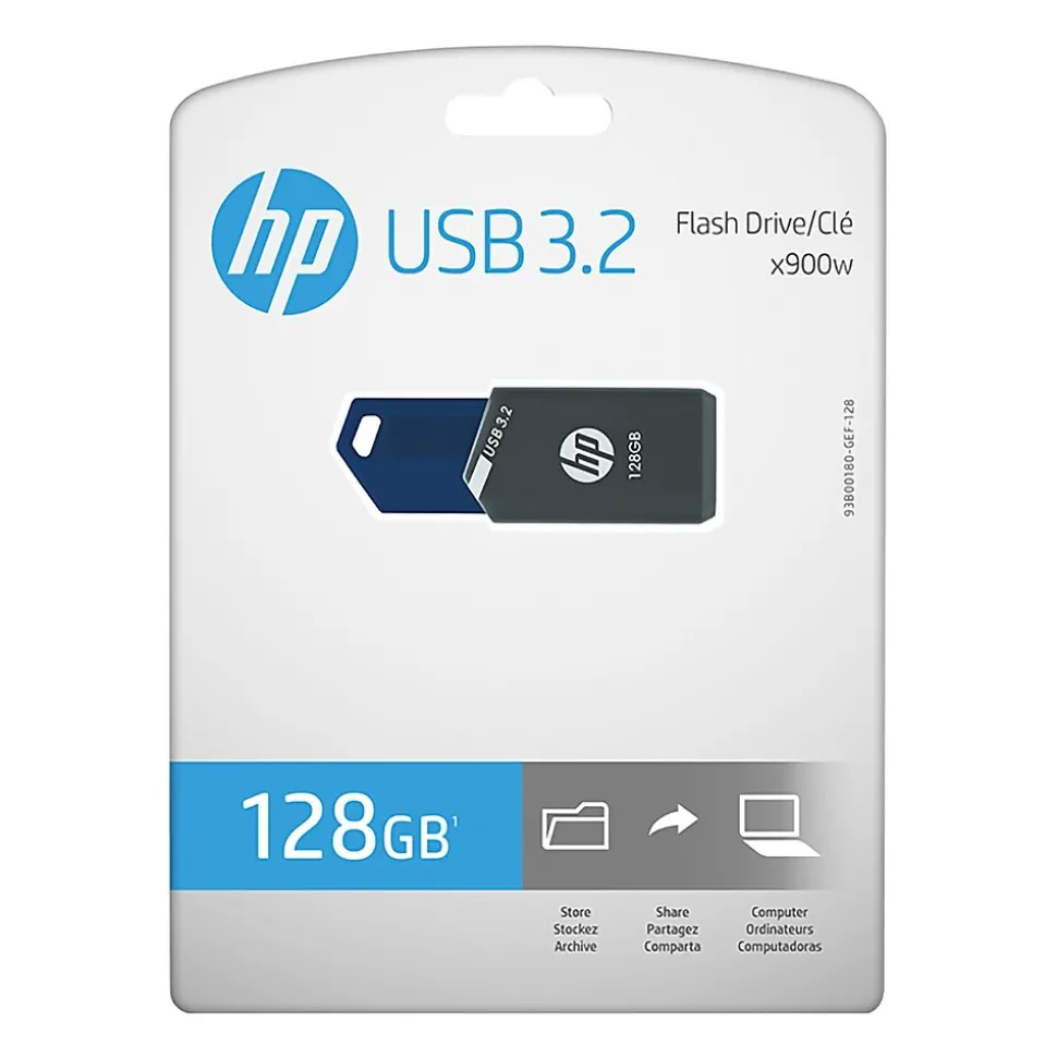 x900w 128GB USB 3.0 Flash Drive (P-FD128900-GE) | HP Flash Sale