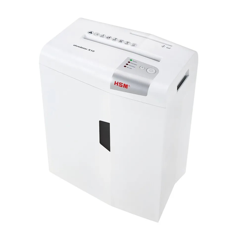 HSM X10 10-Sheet Cross-Cut Personal Shredder (HSMX10) | Shredstar Best