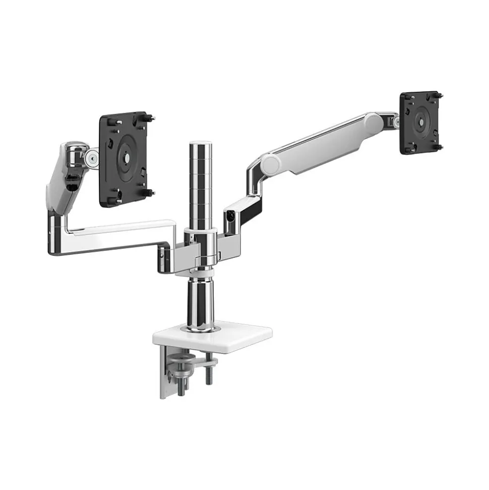 Dual Monitor Arm, Polished Aluminum (X22TBW) | Humanscale Sale