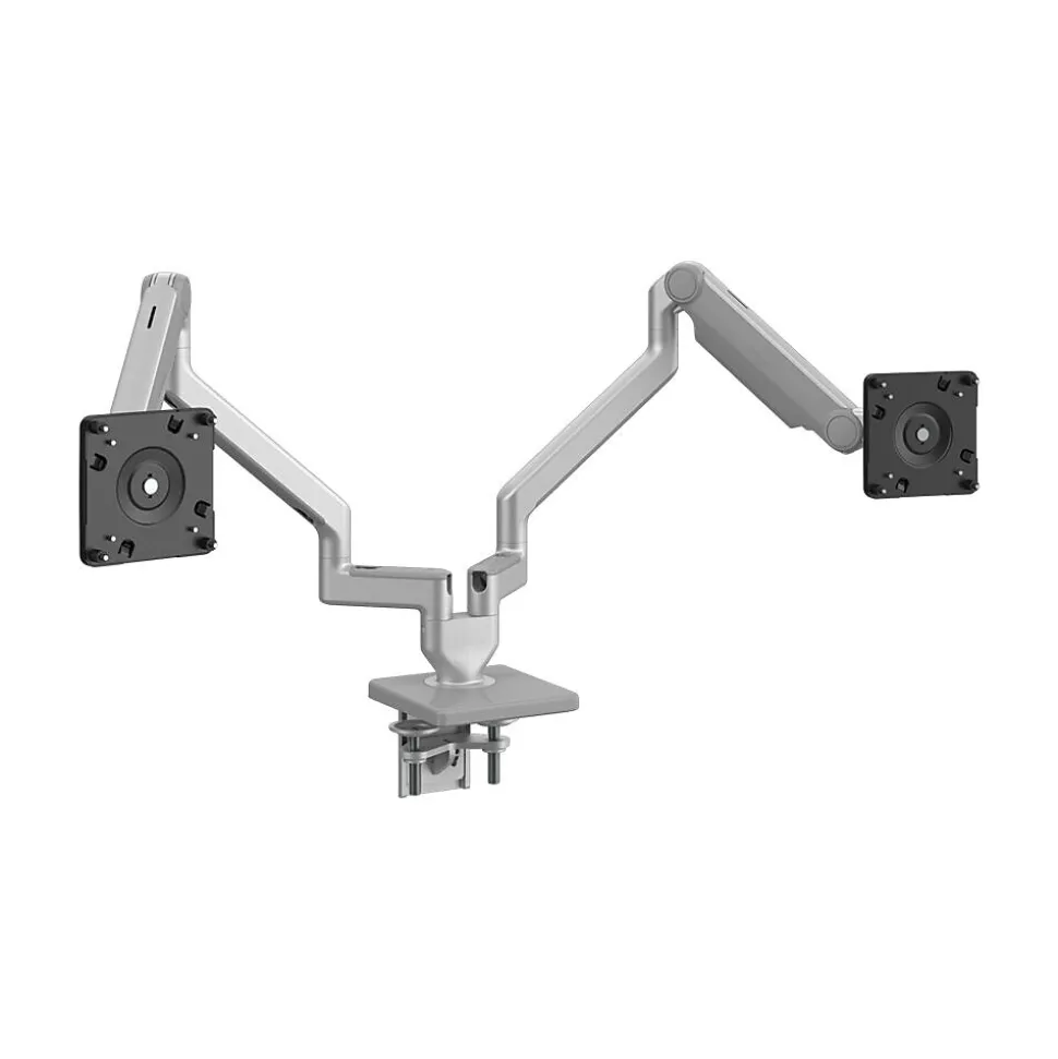 Dual Monitor Arm, Silver (X22DBS) | Humanscale Fashion