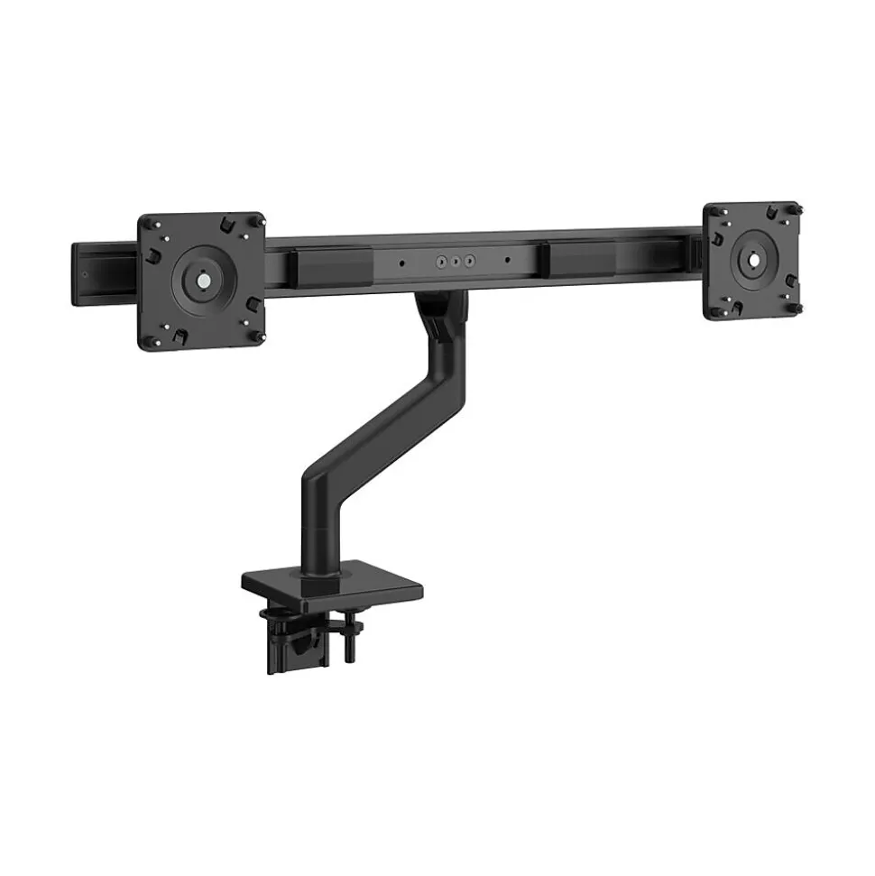 M8.1 Adjustable Dual Monitor Arm, Up to 28" Monitors, Black (M82CBB) | Humanscale Hot