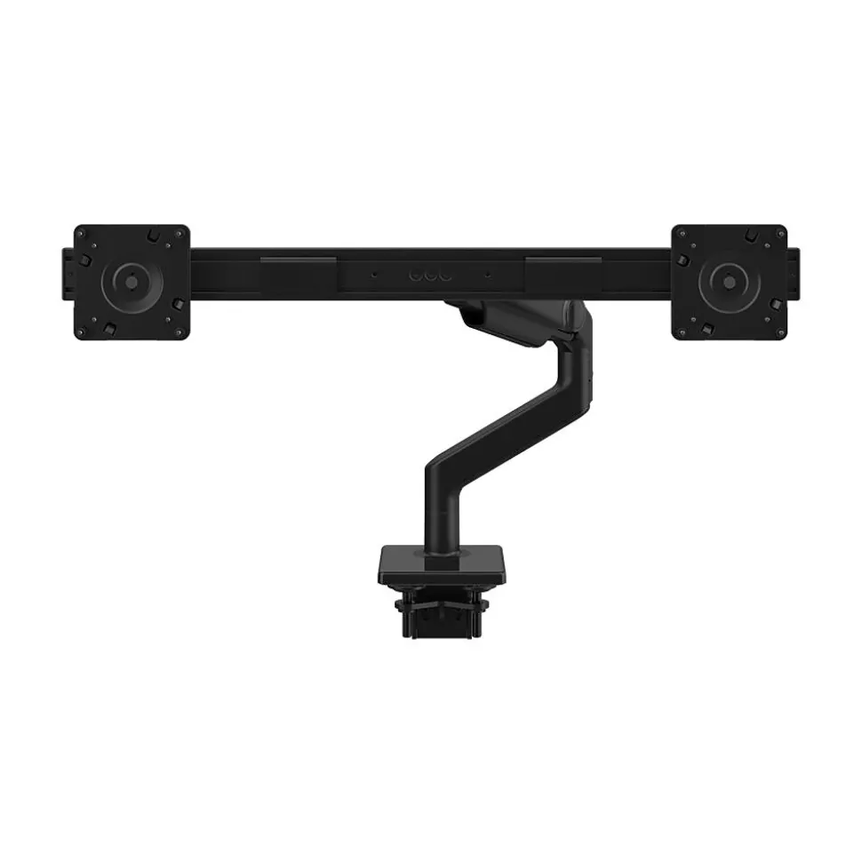 M8.1 Adjustable Dual Monitor Arm, Up to 28" Monitors, Black (M82CBB) | Humanscale Hot