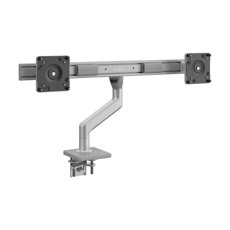 M8.1 Adjustable Dual Monitor Arm, Up to 28" Monitors, Silver (M82CGS) | Humanscale Hot