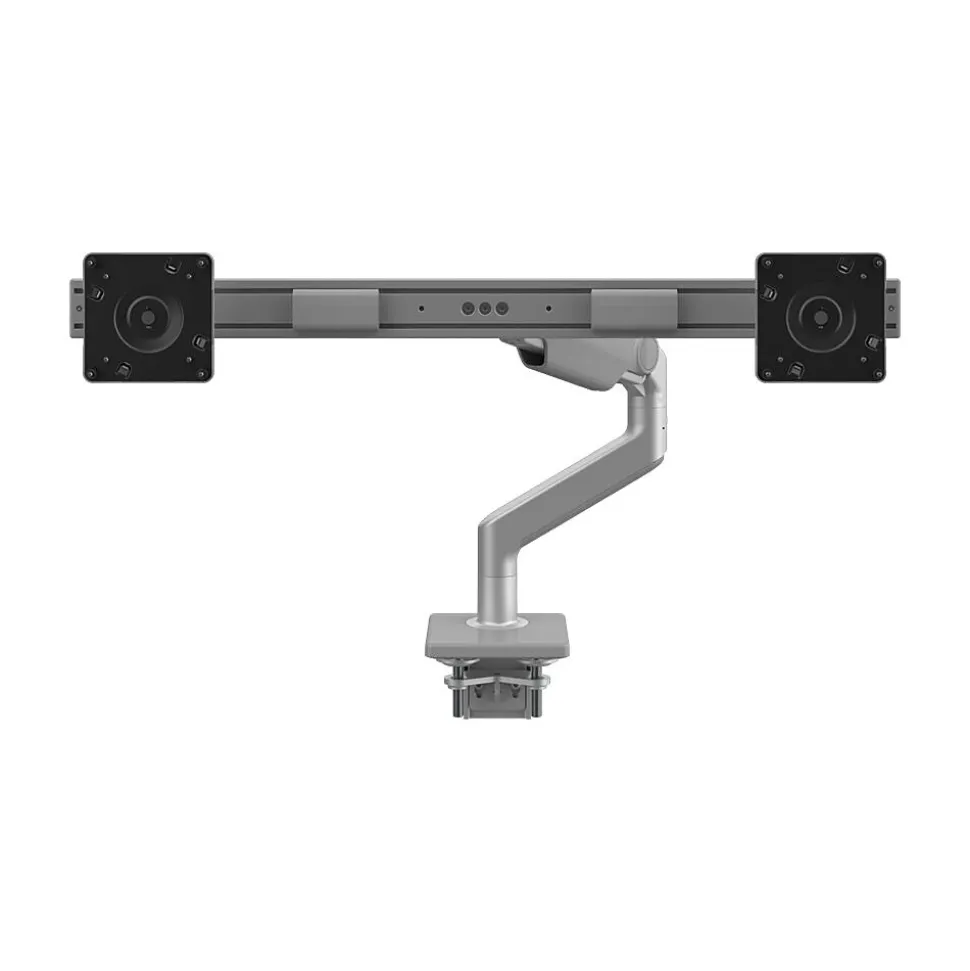M8.1 Adjustable Dual Monitor Arm, Up to 28" Monitors, Silver (M82CGS) | Humanscale Hot