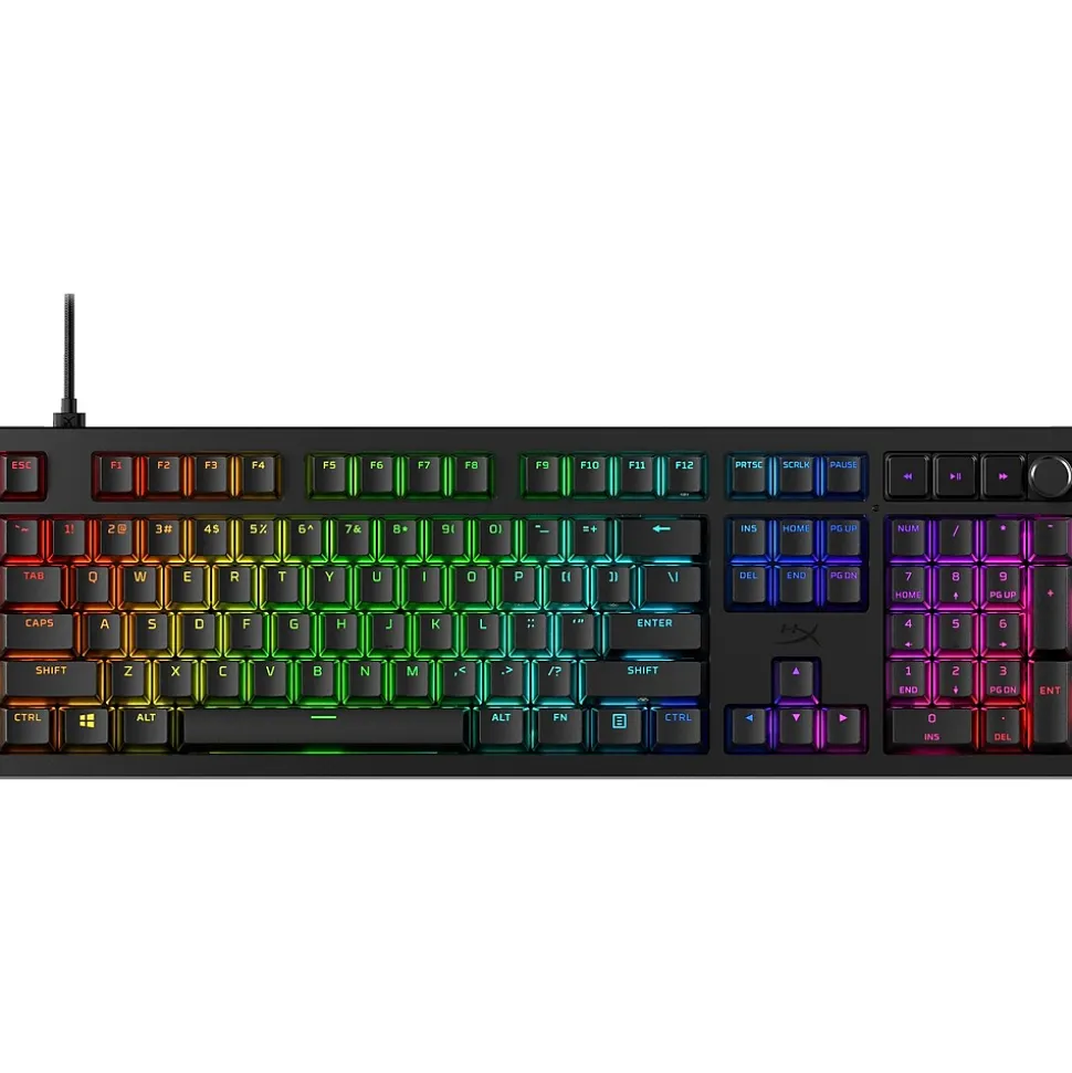 Alloy Rise Gaming Mechanical Keyboard, Black (7G7A3AA) | HyperX Online