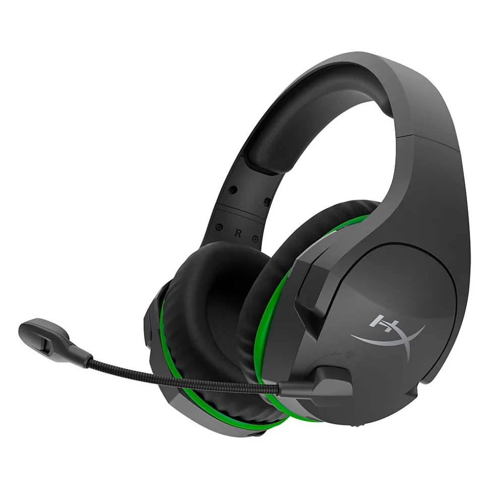 Cloudx Stinger Core Wireless Noise Canceling Stereo Gaming Over-the-Ear Headset, Black/Green (4P5J0AA) | HyperX Best Sale