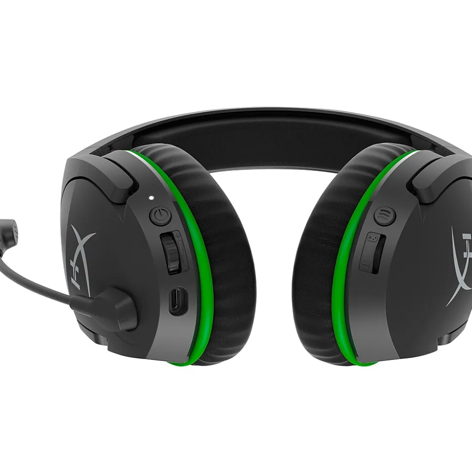 Cloudx Stinger Core Wireless Noise Canceling Stereo Gaming Over-the-Ear Headset, Black/Green (4P5J0AA) | HyperX Best Sale