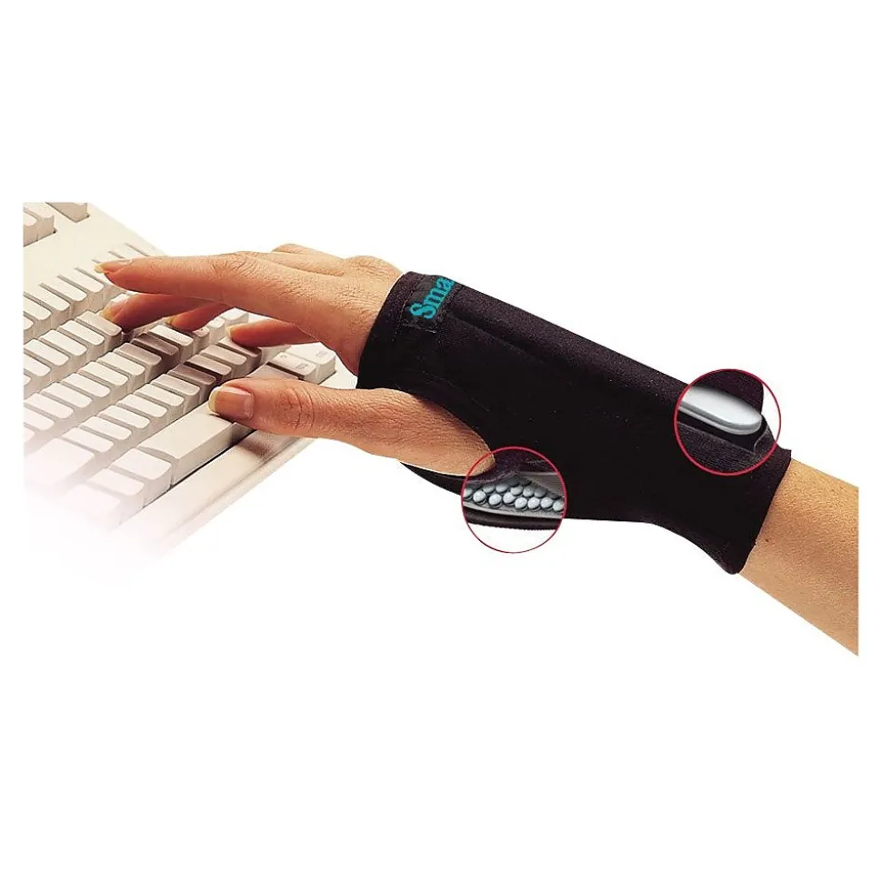 Small Reversible SmartGlove with ergoBead Filled Pad, Black (A20125) | IMAK Shop