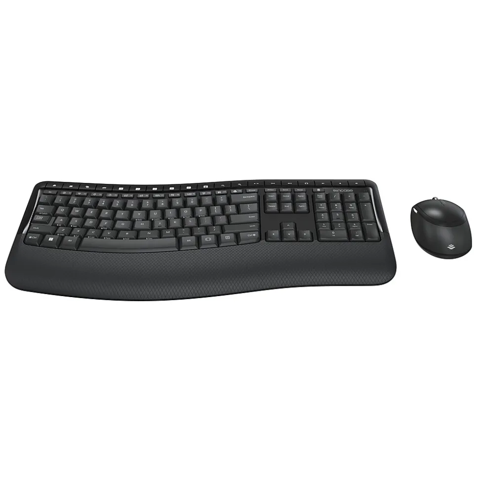 Comfort Desktop 5050 Wireless Ergonomic Keyboard and Laser Mouse Combo, Black (PP4-00001) | Incase Online