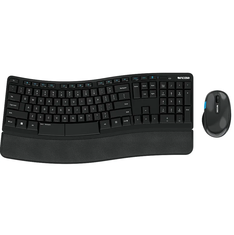 Sculpt Comfort Wireless Ergonomic Keyboard and Laser Mouse Combo, Black (L3V-00001) | Incase Shop