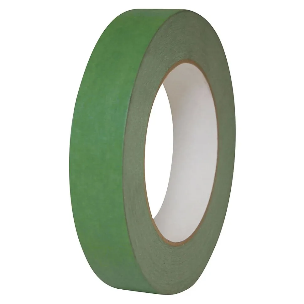 3/4" x 60 yds. Industrial Masking Tape, Light Green, 48 Roll | IPG Online