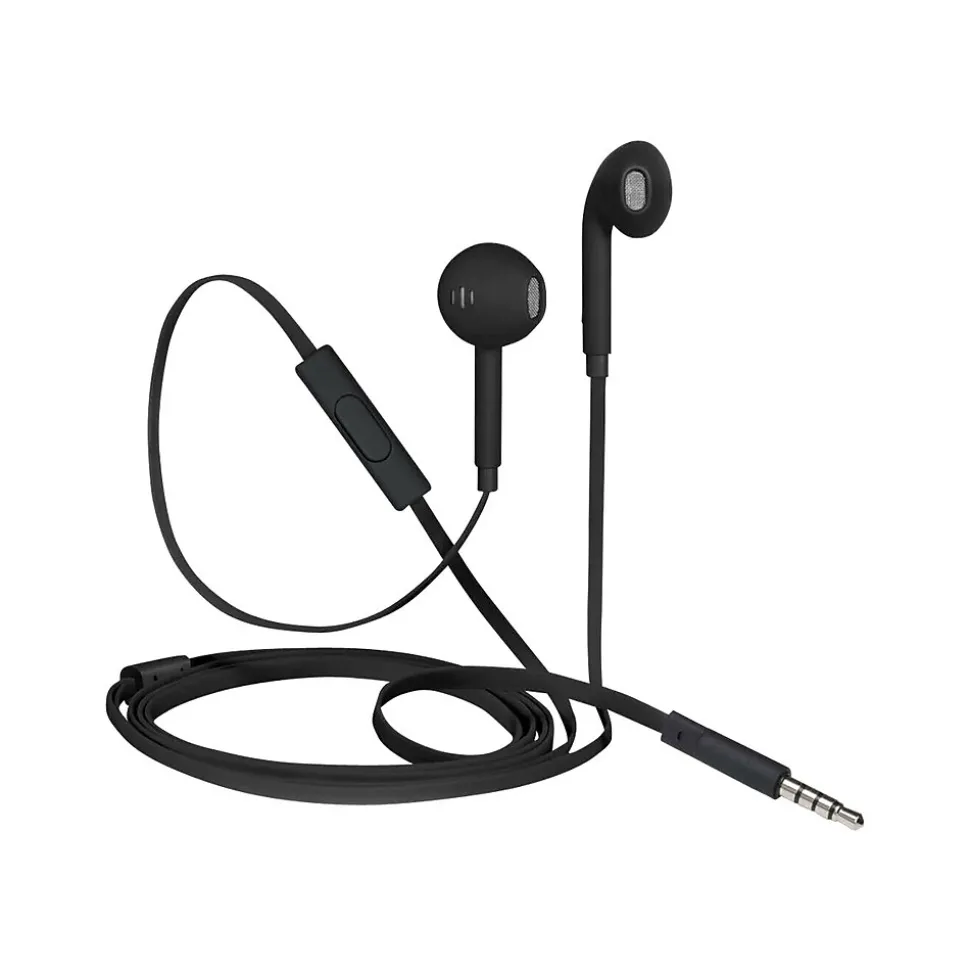 iStore Classic Fit Stereo Phone Earbuds Black (AEH03611CAI) | EPOS Discount