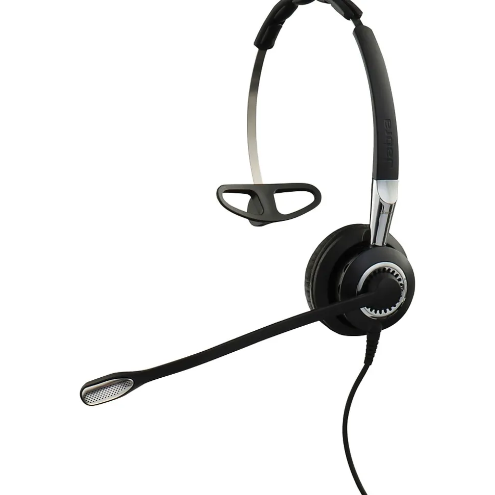 BIZ 2400 II Noise Canceling Mono Headset Microphone, Over-the-Head, Black (2406-820-205) | jabra Flash Sale
