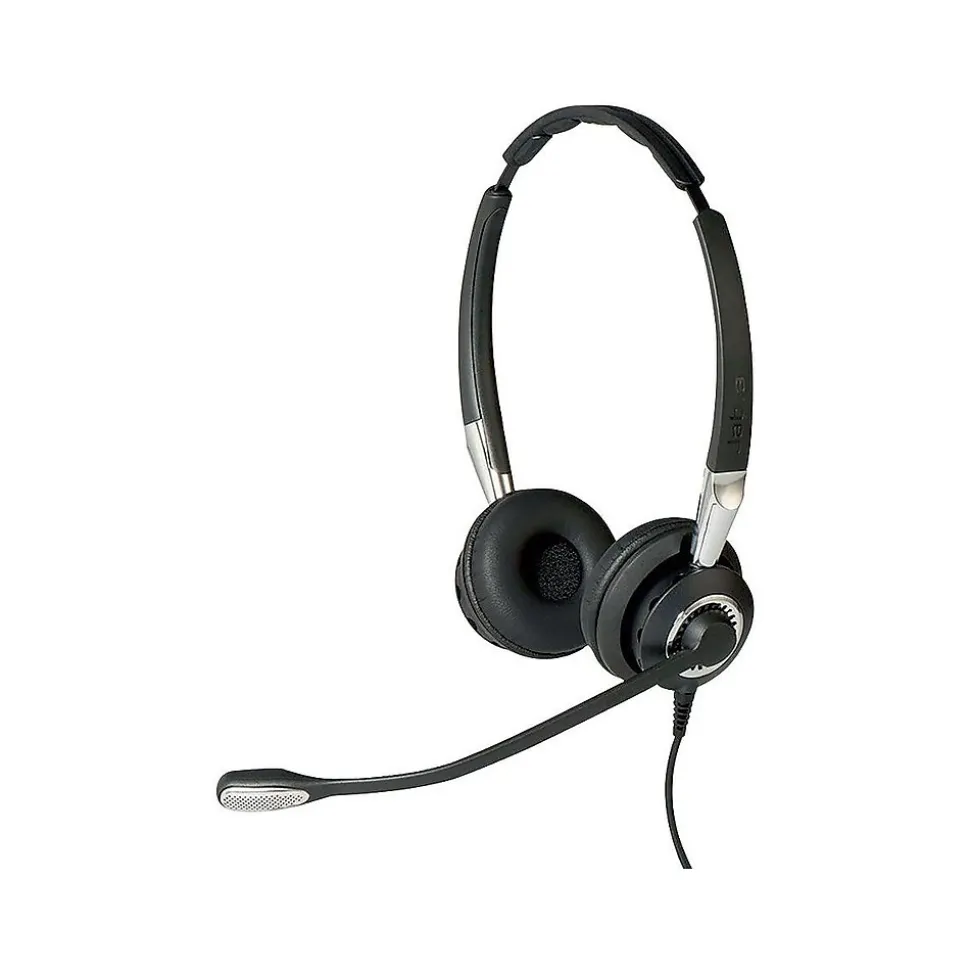 Biz 2400 II QD Duo Noise-Canceling Phone Headset, Over-the-Head, Black (2409-820-205) | jabra Fashion