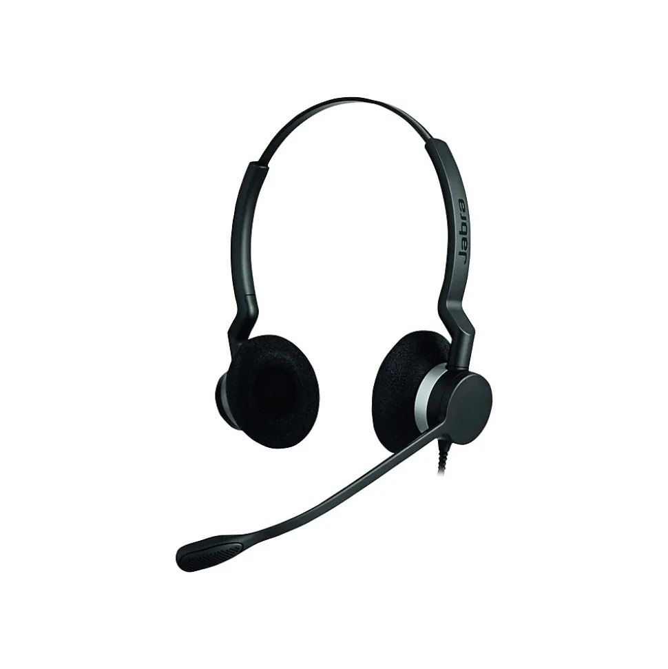 BIZ 2300 QD Duo Phone Headset, Over-the-Head, Noise Cancelling , Black (2309-820-119) | jabra Outlet