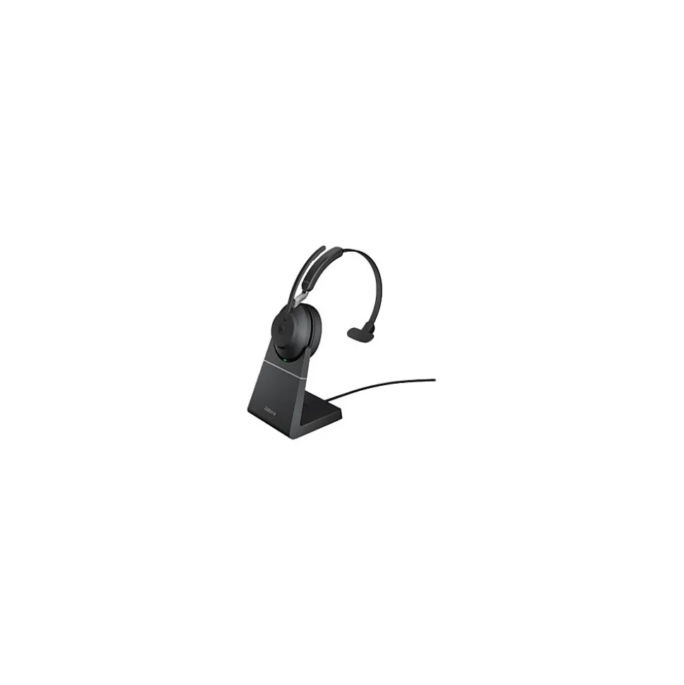 Evolve2 65 MS Mono Wireless Noise Canceling Headset, Over-the-Head, Black (26599-899-989) | jabra Store