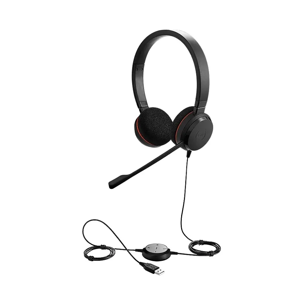 Evolve 20 Noise Canceling Mono Headset Microphone, Over-the-Head, Black (GSA4993-823-109) | jabra Outlet