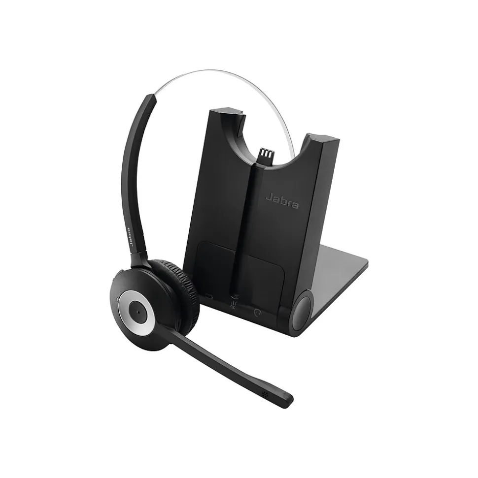 Pro 925 Wireless Noise Canceling Mono Headset with Microphone, Over-the-Head, Black (925-15-508-205) | jabra Flash Sale