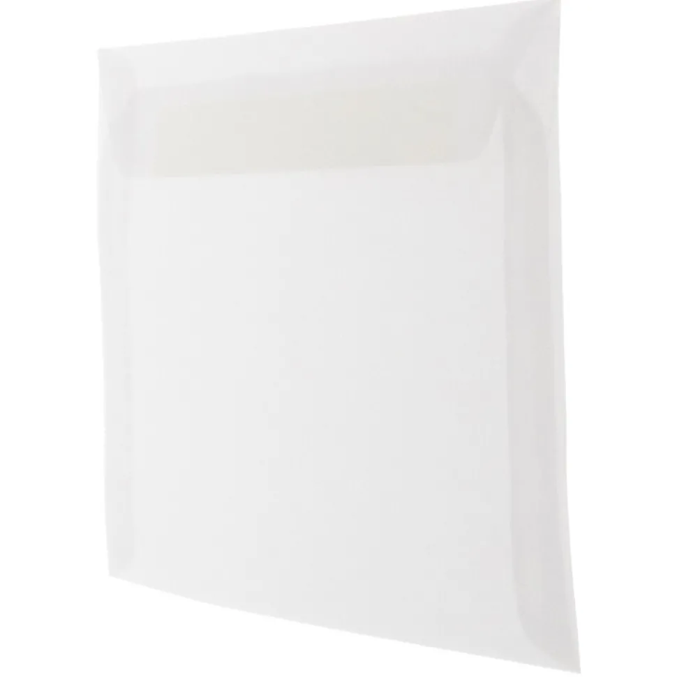 8.75 x 11.5 Booklet Translucent Vellum Envelopes, Clear, 25/Pack (2851370) | JAM Paper Store