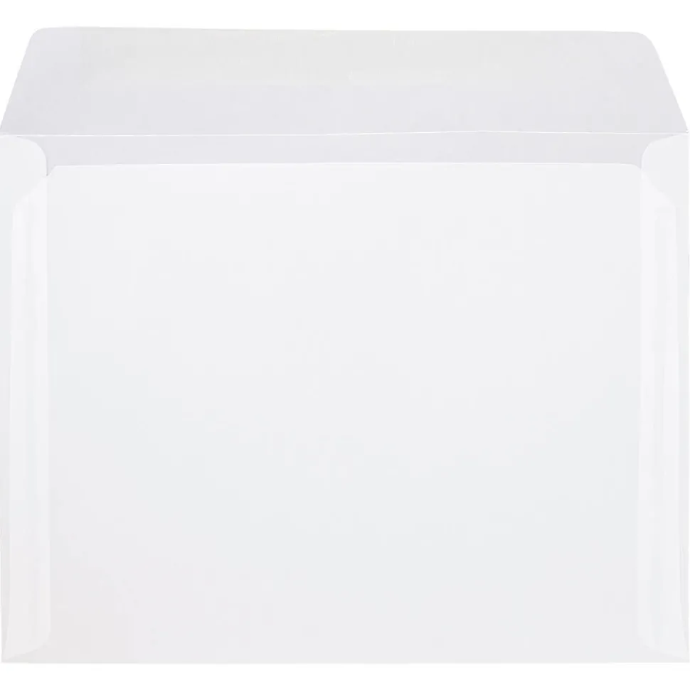 10" x 13" Booklet Translucent Vellum Envelopes, Clear, 10/Pack (900840420D) | JAM Paper Flash Sale