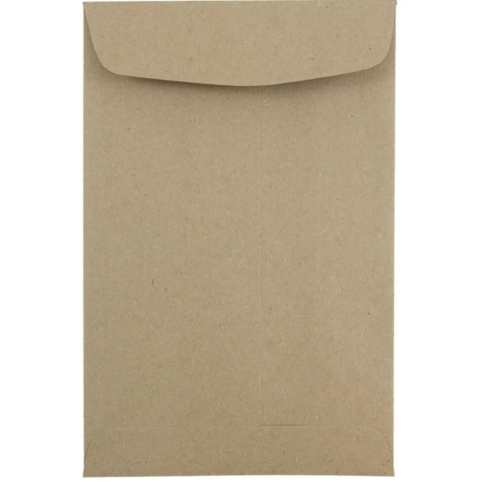 6 x 9 Kraft Open End Catalog Envelopes, Brown Kraft Paper Bag, 100/Pack (51286524) | JAM Paper Shop