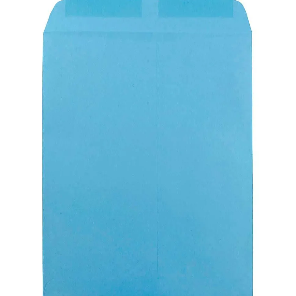 10 x 13 Open End Catalog Colored Envelopes, Blue Recycled, 25/Pack (87725a) | JAM Paper Clearance