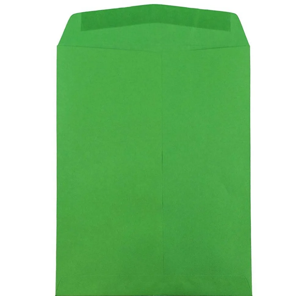 10 x 13 Open End Catalog Colored Envelopes, Green Recycled, 100/Pack (V0128190) | JAM Paper Best Sale