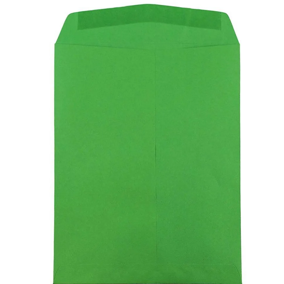 10 x 13 Open End Catalog Colored Envelopes, Green Recycled, 25/Pack (v0128190a) | JAM Paper Discount