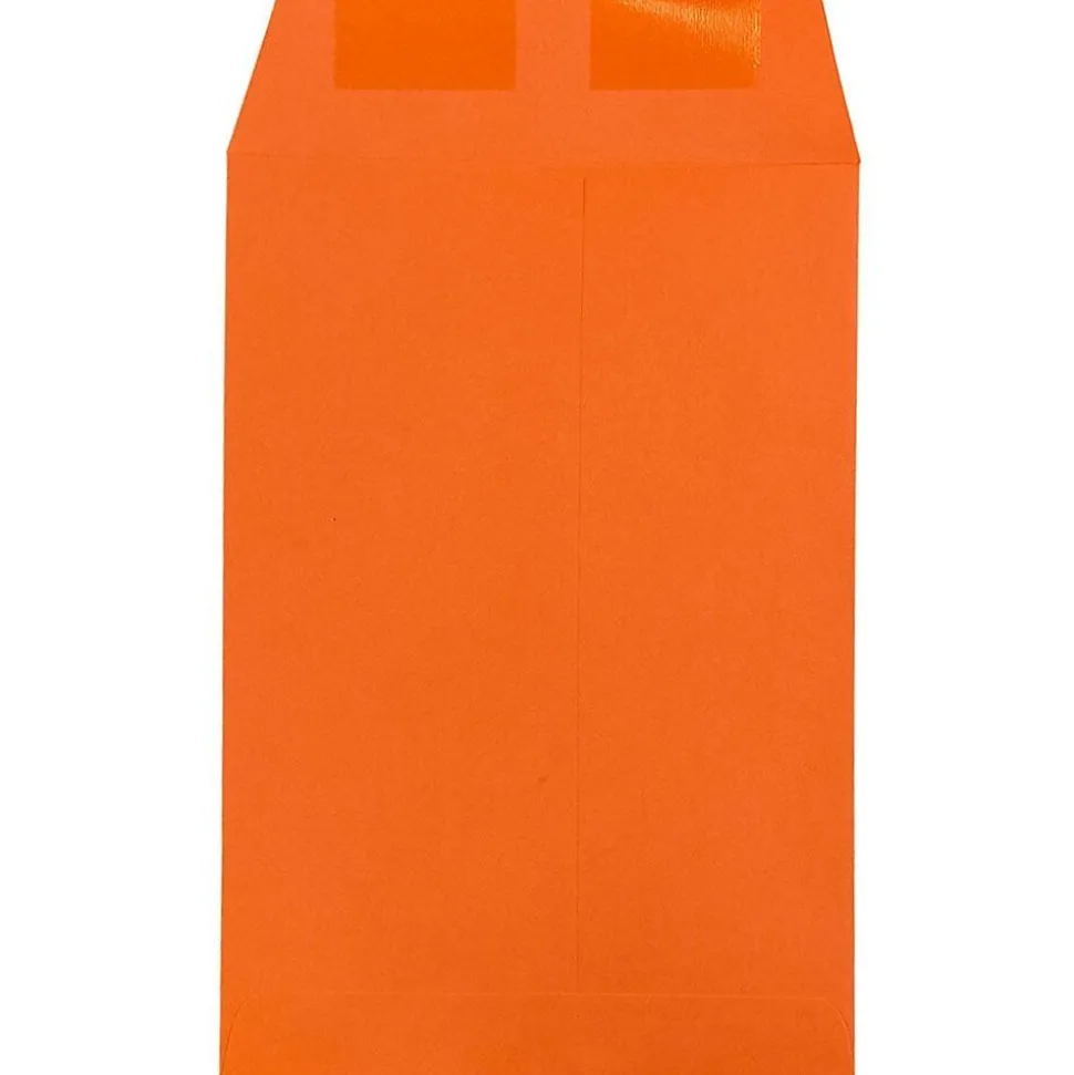6 x 9 Open End Catalog Colored Envelopes, Orange Recycled, 100/Pack (88129) | JAM Paper Store