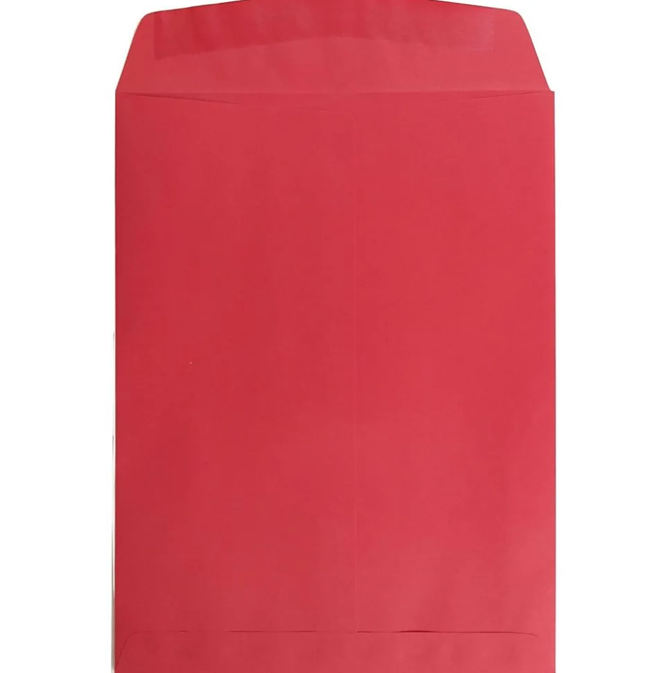9 x 12 Open End Catalog Colored Envelopes, Red Recycled, 25/Pack (80329a) | JAM Paper Fashion