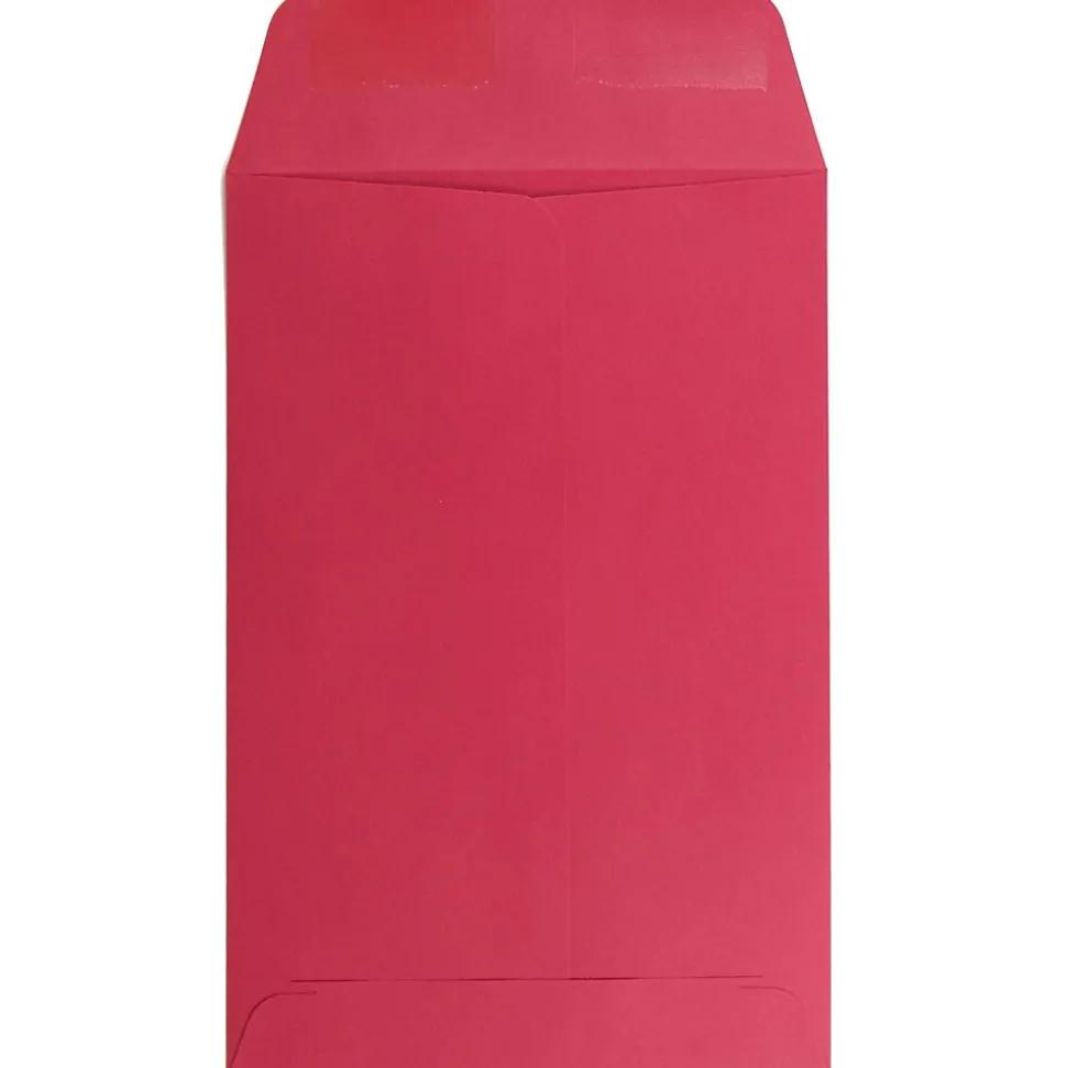 6 x 9 Open End Catalog Colored Envelopes, Red Recycled, 100/Pack (V0128139) | JAM Paper Store