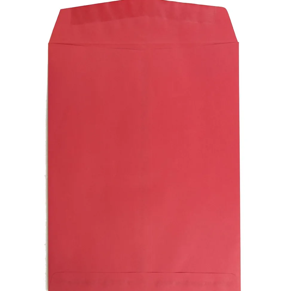 10 x 13 Open End Catalog Colored Envelopes, Red Recycled, 100/Pack (V0128192) | JAM Paper Discount