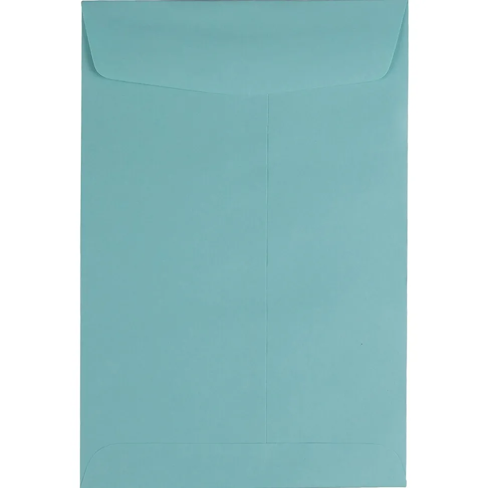 6 x 9 Open End Catalog Envelopes, Aqua Blue, 25/Pack (31287520) | JAM Paper Cheap