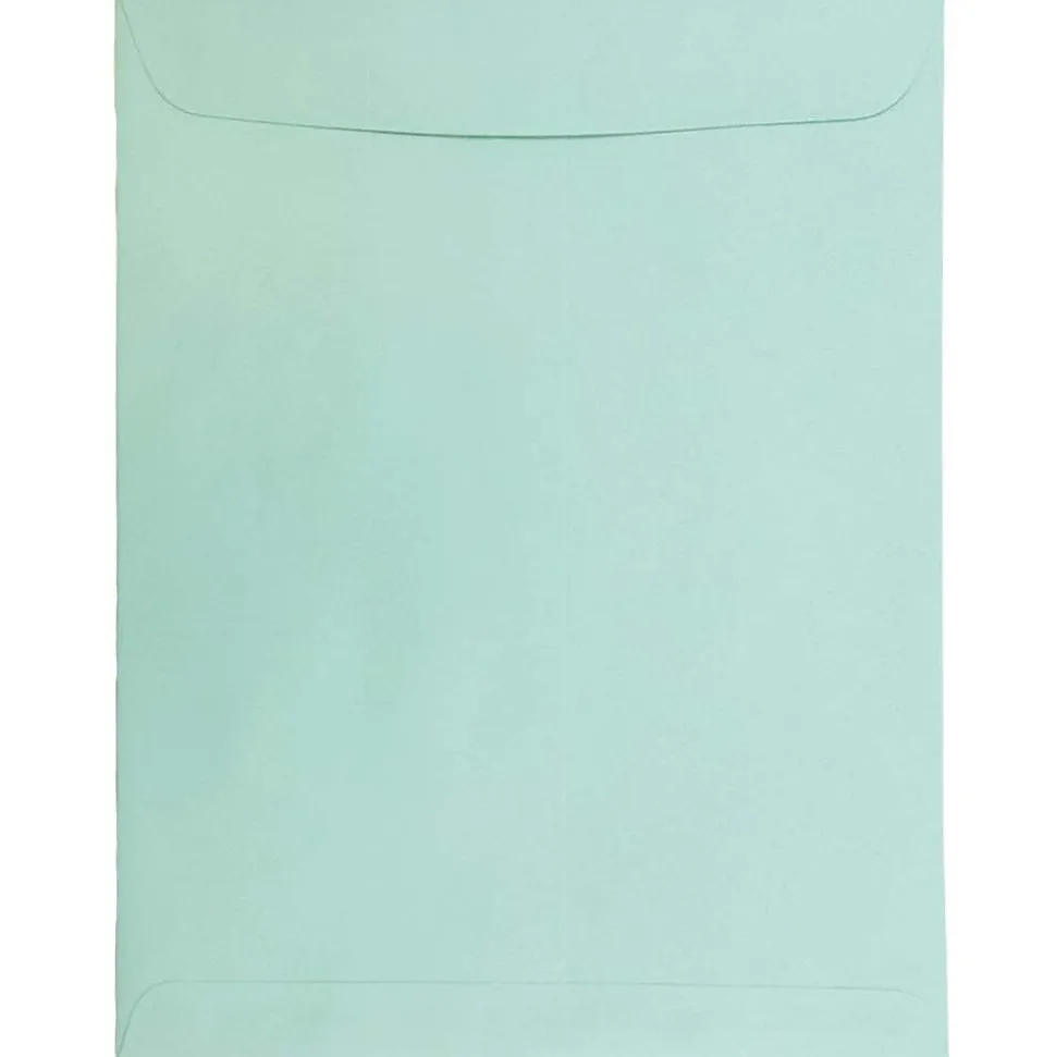 10 x 13 Open End Catalog Envelopes, Aqua Blue, 25/Pack (31287539) | JAM Paper Outlet