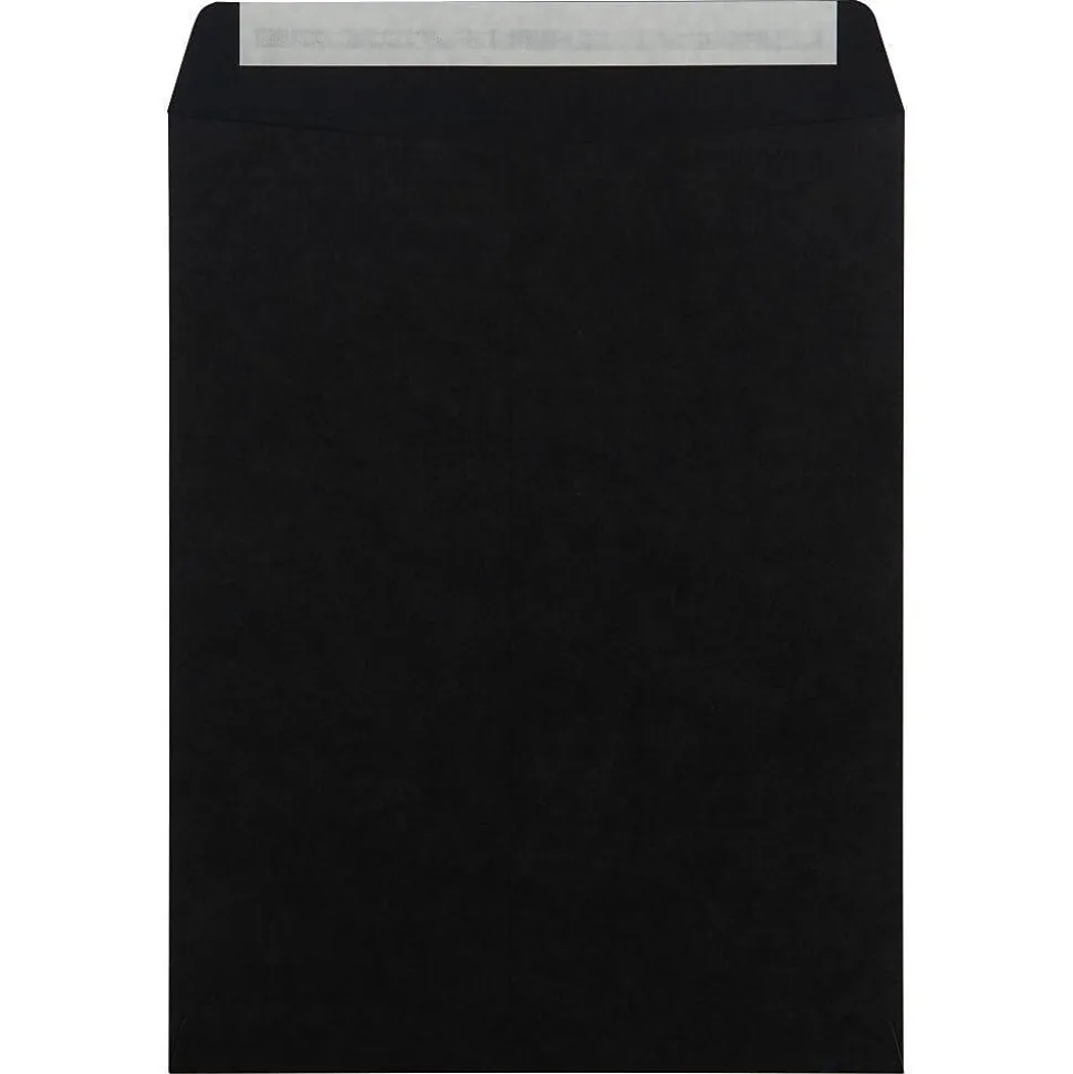 10 x 13 Open End Catalog Envelopes, Black, 100/Pack (87733) | JAM Paper Discount