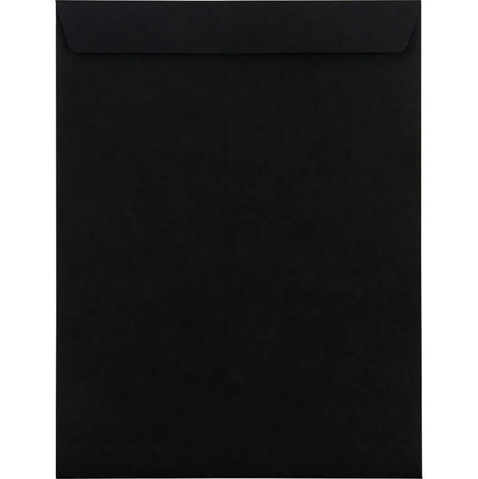 10 x 13 Open End Catalog Envelopes, Black, 100/Pack (87733) | JAM Paper Discount