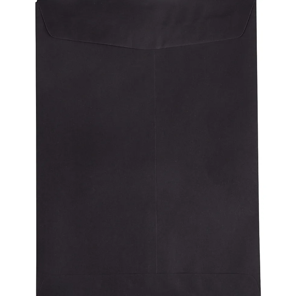 9 x 12 Open End Catalog Envelopes, Black, 100/Pack (V01225) | JAM Paper Best