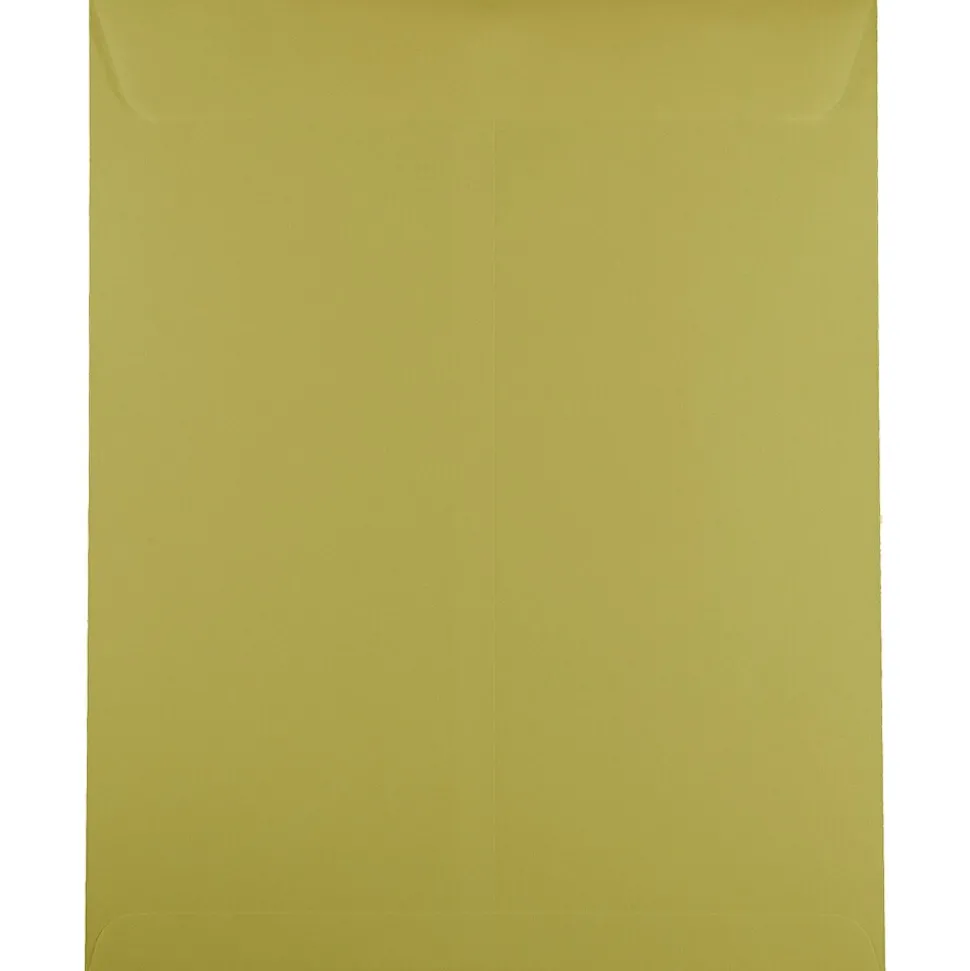 10 x 13 Open End Catalog Envelopes, Chartreuse Green, 25/Pack (212813512) | JAM Paper New