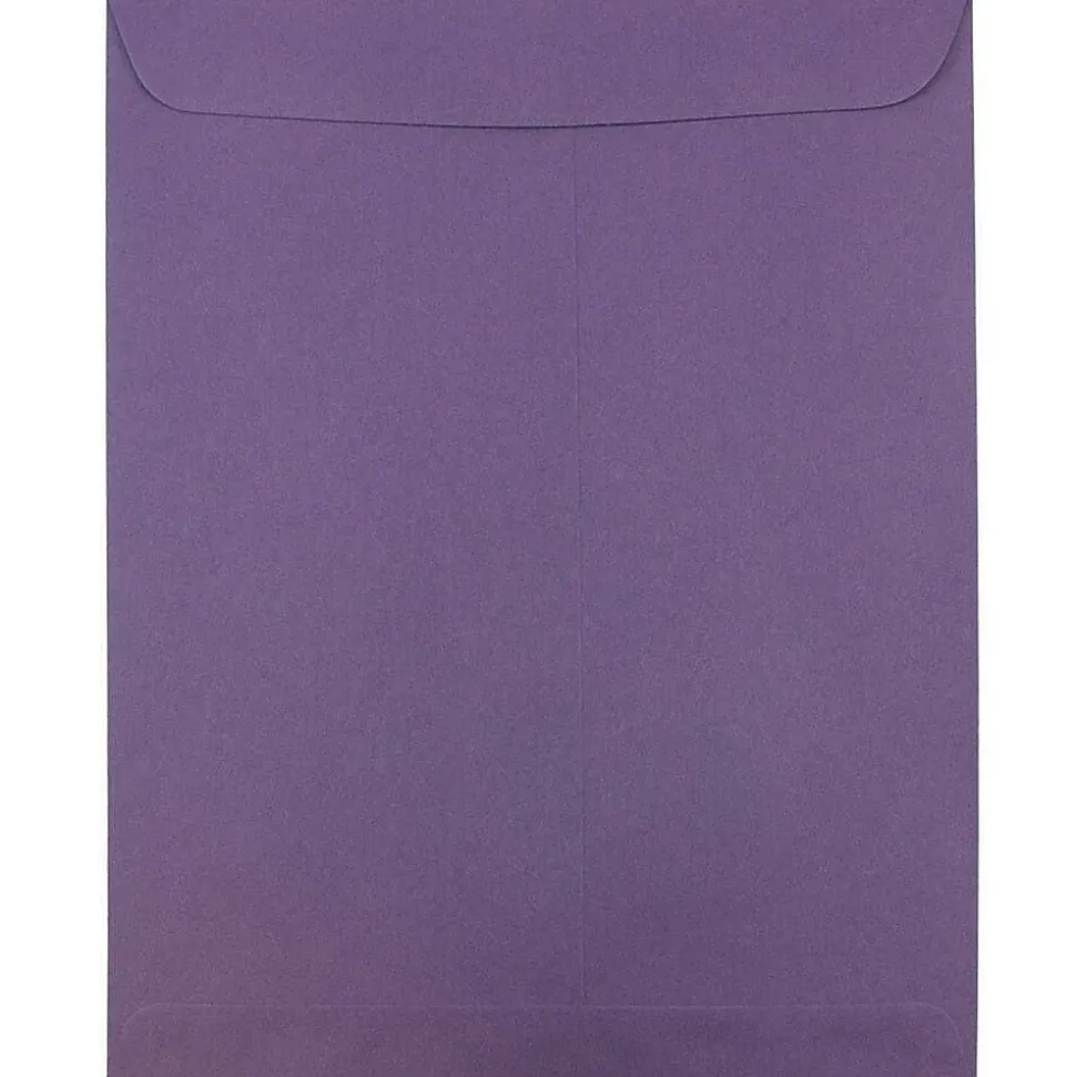 10 x 13 Open End Catalog Envelopes, Dark Purple, 100/Pack (1287032f) | JAM Paper Shop