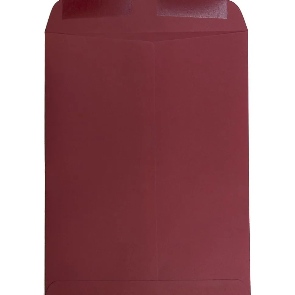 10 x 13 Open End Catalog Envelopes, Dark Red, 100/Pack (31287541) | JAM Paper Discount