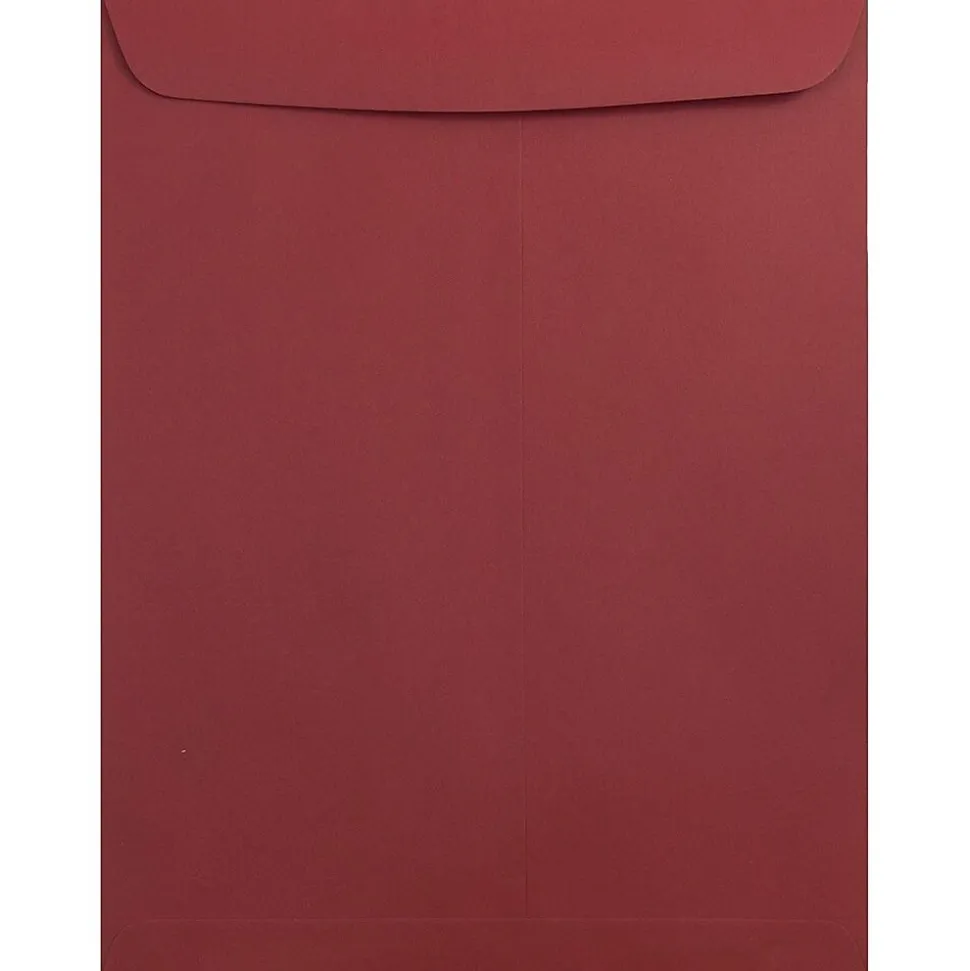 10 x 13 Open End Catalog Envelopes, Dark Red, 50/Pack (31287541i) | JAM Paper Discount