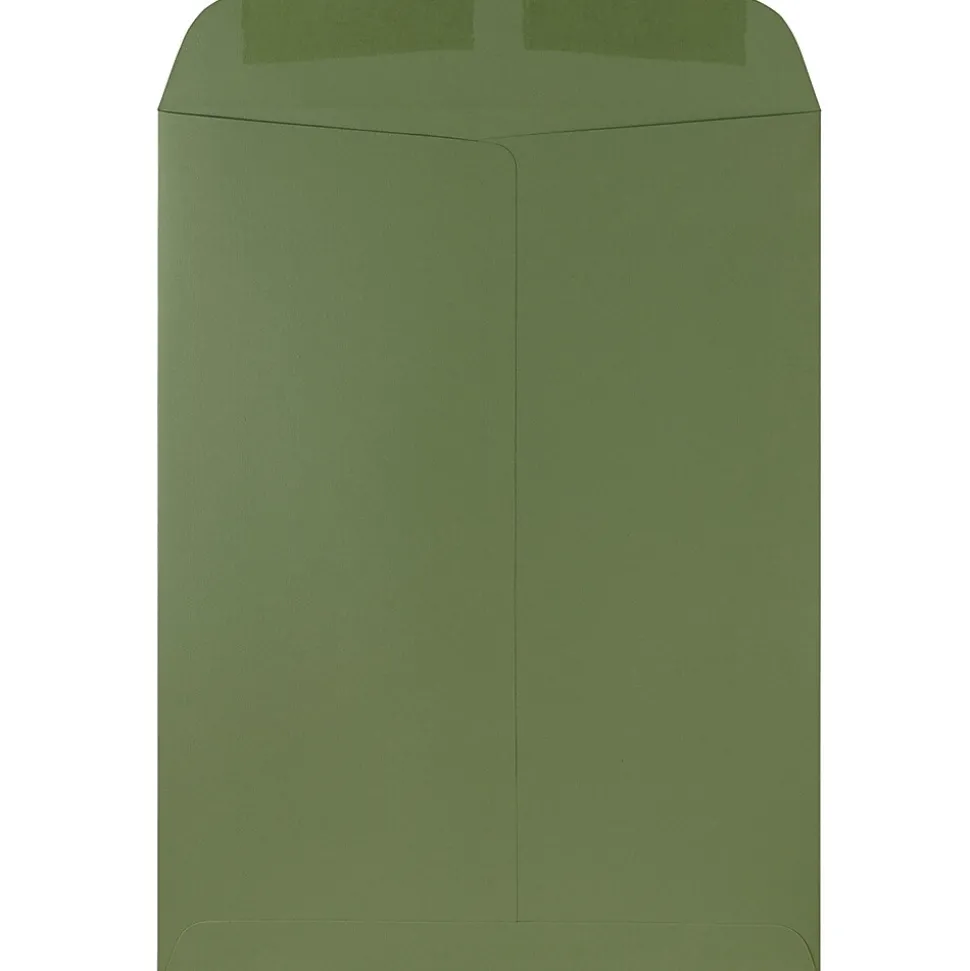 9 x 12 Open End Catalog Envelopes, Olive Green, 25/Pack (31287534) | JAM Paper Store